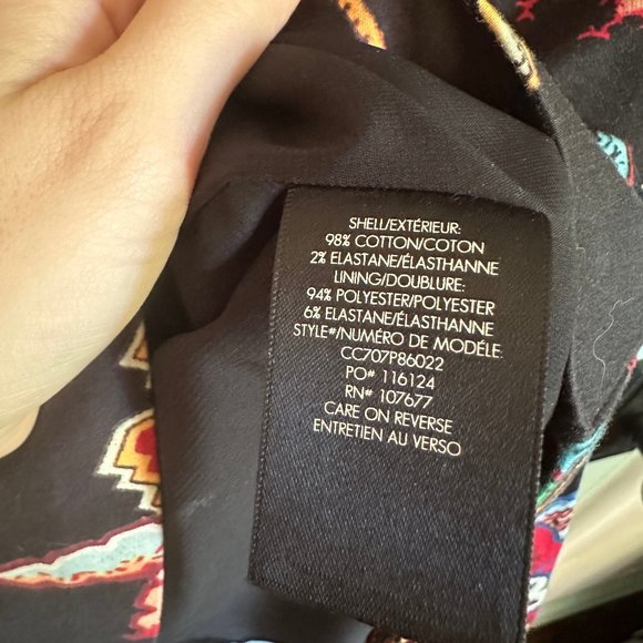 Alice and Olivia Bell Sleeve Baska Shirt - Picture 5 of 5